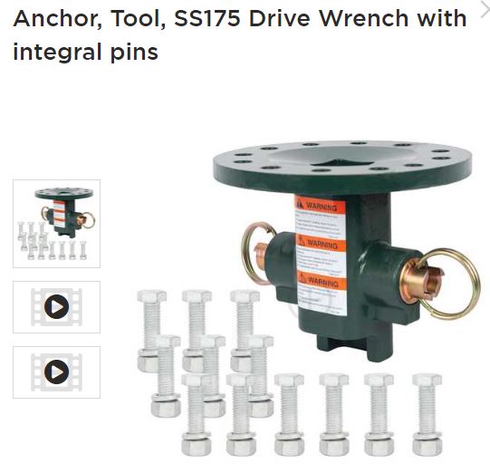 Drive Tool SS175 anchors
